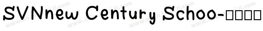 SVNnew Century Schoo字体转换